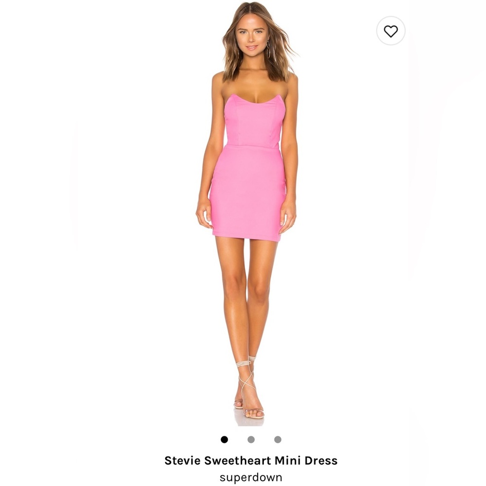 Superdown Stevie Sweetheart Mini Dress